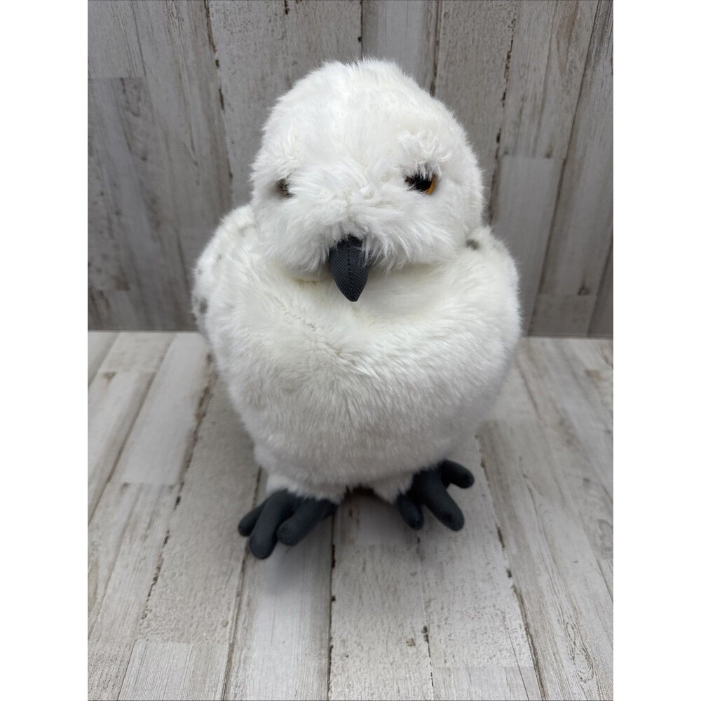 Hedwig Plush Snowy Owl Harry Potter Wizarding World Puppet Turning Head Working